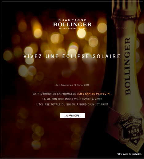 Vivez une éclipse solaire en jet privé avec Bollinger photo Life can be perfect 468x516 Vivez une éclipse solaire en jet privé avec Bollinger